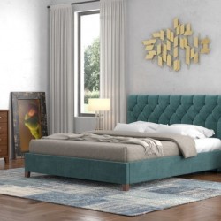 Κρεβάτι Υπέρδιπλο №63 για στρώμα 150x200 Με επιλογή χρώματος