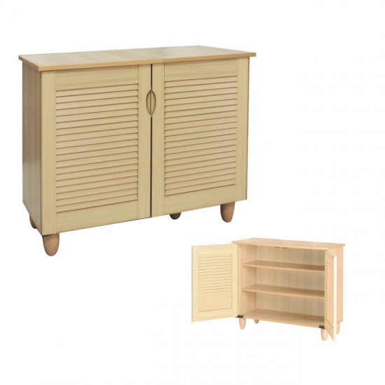 Παπουτσοθήκη 2-πόρτες Φυσικό