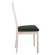 REGO Καρέκλα Οξυά White Wash / PVC Mαύρο