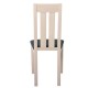 REGO Καρέκλα Οξυά White Wash / PVC Mαύρο